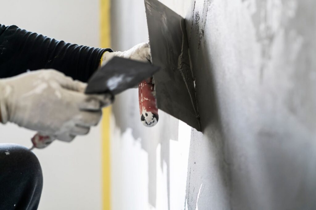 Réparation de mur en béton